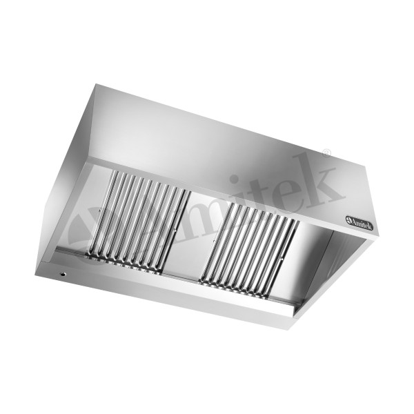 Καπέλο Μονής Ενέργειας με Φίλτρα AH930K VT 3000x900x450mm italy